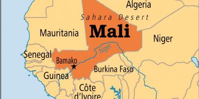 Peta dari bamako Mali